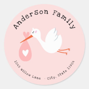 Long Distance Baby Shower by Mail Address Seal