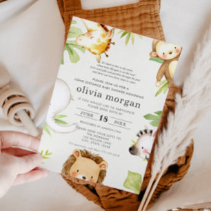 Long Distance Baby Shower by Mail Invitation