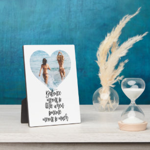 Long Distance Friendship BFF Friends Gift Besties Plaque