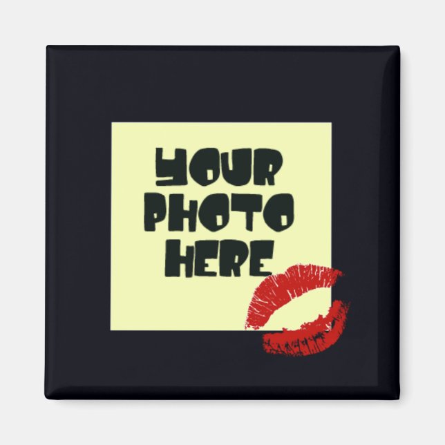 Long Distance Kiss Magnet (Front)