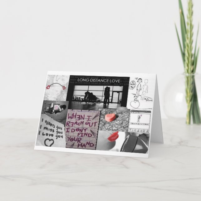 long distance love card (Front)