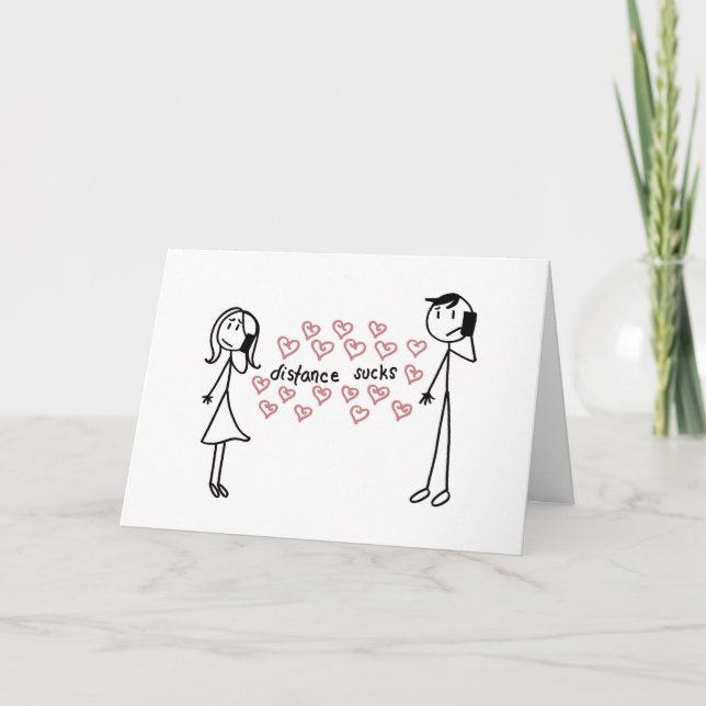 Long Distance Relationship Card (Front)