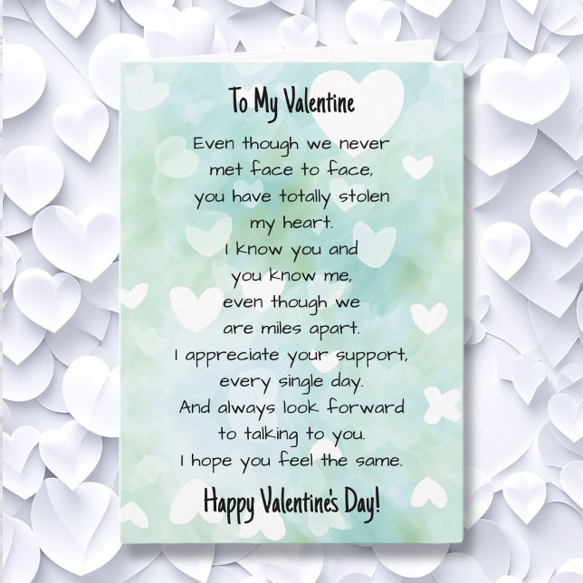 Long Distance Relationship Valentine's Day Card (Creator Uploaded)