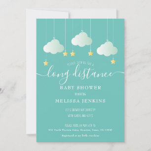 Long Distance Shower Sprinkle By Mail Invitation