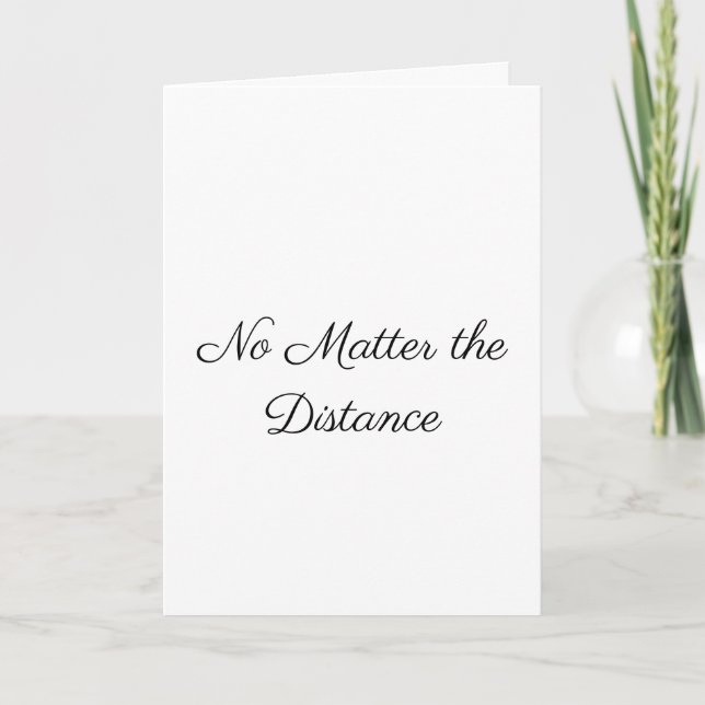 Long Distance Valentine's Day Card (Front)