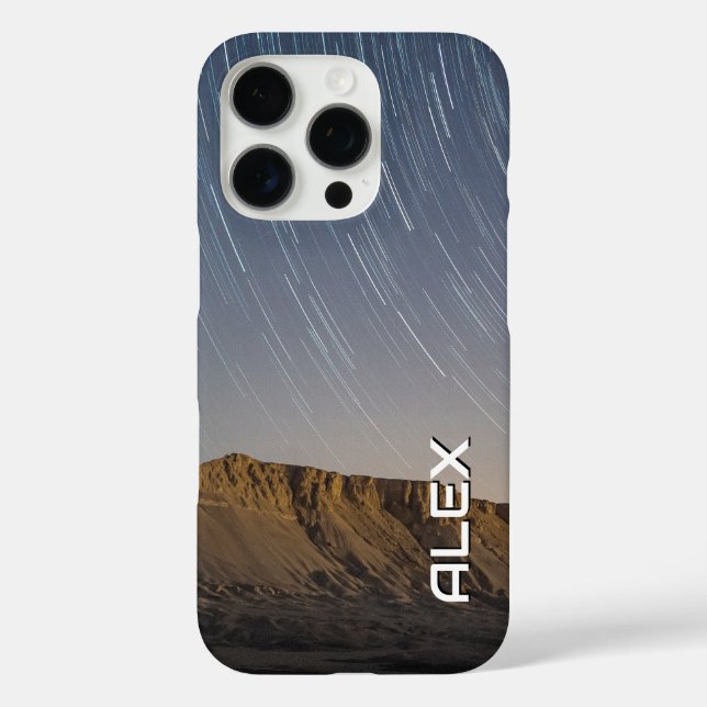 Long Exposure Stars Over Mountain – Night Sky  Case-Mate iPhone Case (Back)