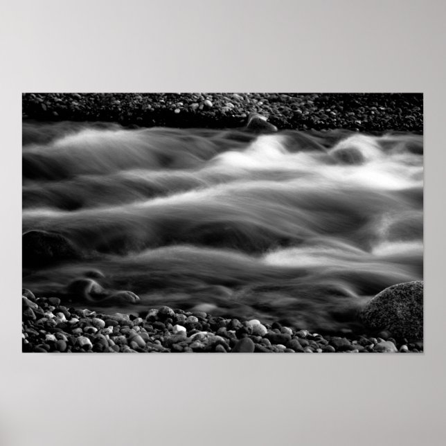 Long exposure waves poster (Front)