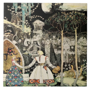 Long Farewell Fairytale Kay Nielson Ceramic Tile