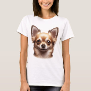Long hair Chihuahua dog T-Shirt