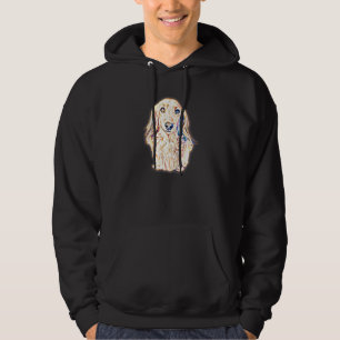 Long Hair Dachshund Cute Doxie Wiener Dog Hoodie