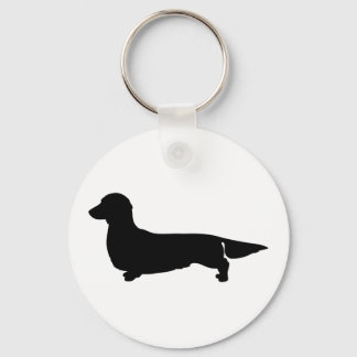 Long Hair Dachshund Key Chain