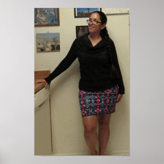 Long Hair In A Braid Poster