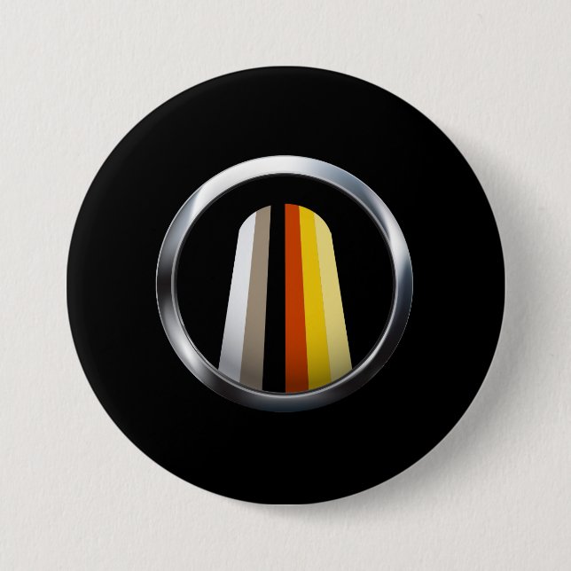 Long Hair Pride 7.5 Cm Round Badge (Front)