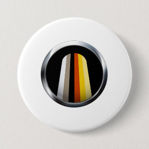 Long Hair Pride 7.5 Cm Round Badge