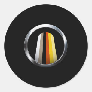 Long Hair Pride Classic Round Sticker