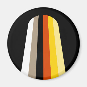 Long Hair Pride Flag Magnet