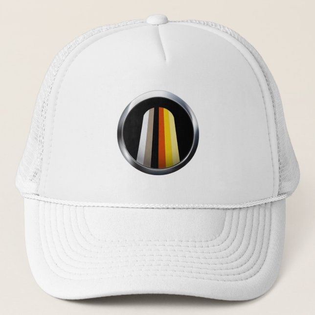 Long Hair Pride Trucker Hat (Front)