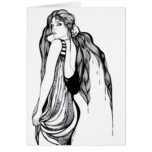 Long Hair Teen Portrait (Front)