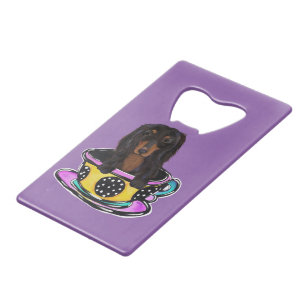 Long Haired Black Doxie