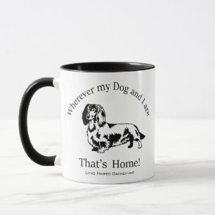 Long Haired Dachshund  Mug