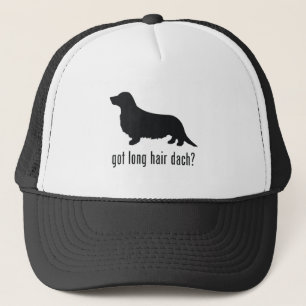 Long Haired Dachsund Trucker Hat