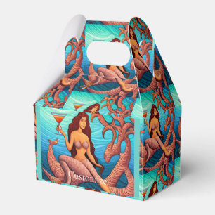 Long-haired Martini Mermaid Thunder_Cove  Favour Box