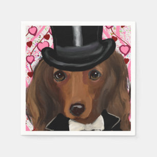 LONG HAIRED RED DOXIE NAPKIN