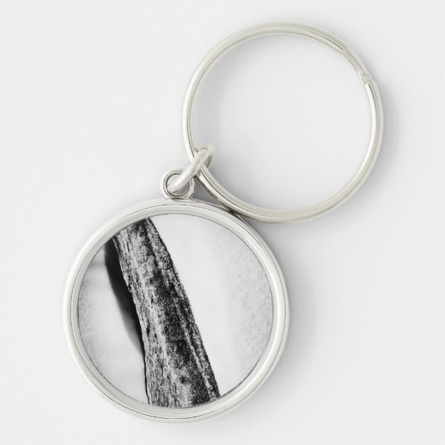 long hard cold lonely key ring (Front)