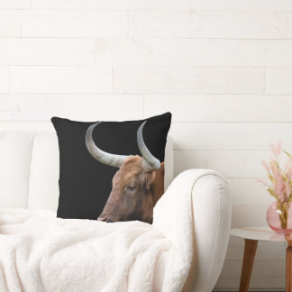 Long Horn Pillow