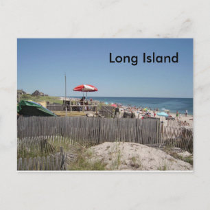 Long Island Beach Postcard