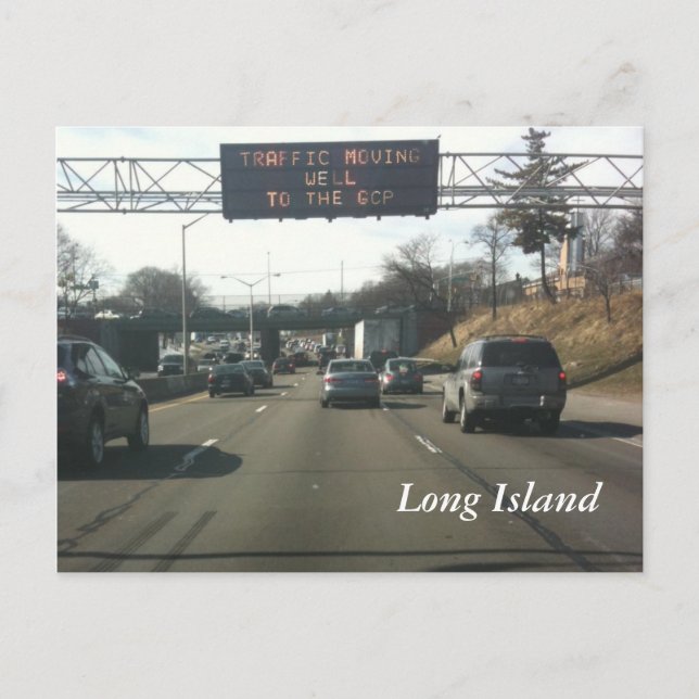 Long Island Expressway Postcard (Front)