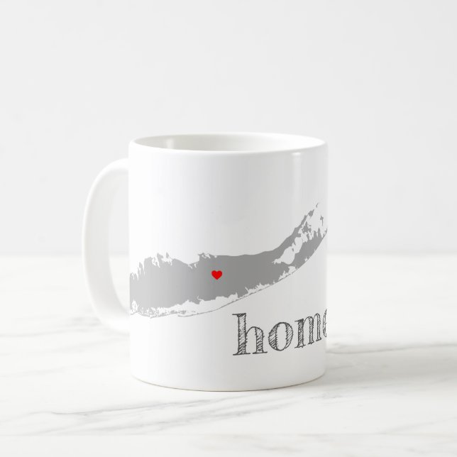 Long Island Home New York Coffee Mug (Front Left)
