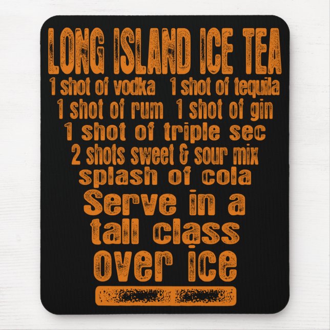 Long Island Ice Tea mousepad (Front)