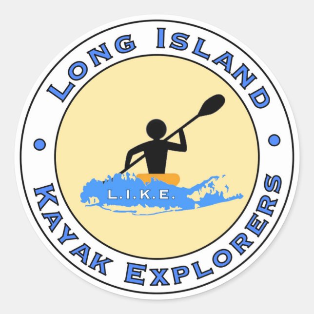 Long Island Kayak Explorers Car Sticker (Front)