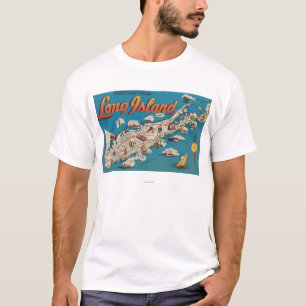 Long Island, New York - Greetings From T-Shirt