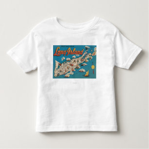 Long Island, New York - Greetings From Toddler T-Shirt