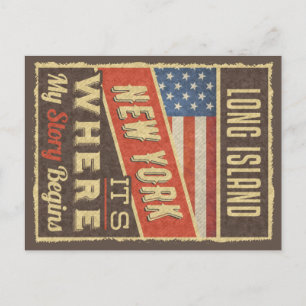 Long Island New York Postcard
