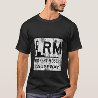Long Island Ny Robert Moses Causeway Distressed St T-Shirt