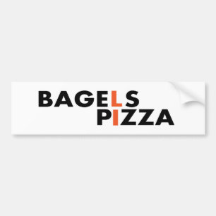 Long Island Pizza and Bagels are the best Bumper Sticker
