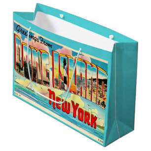 Long Island Retro Large Gift Bag