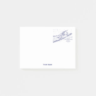 Long Island The Hamptons Map Post-it Notes
