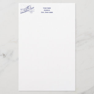 Long Island The Hamptons Map Stationery
