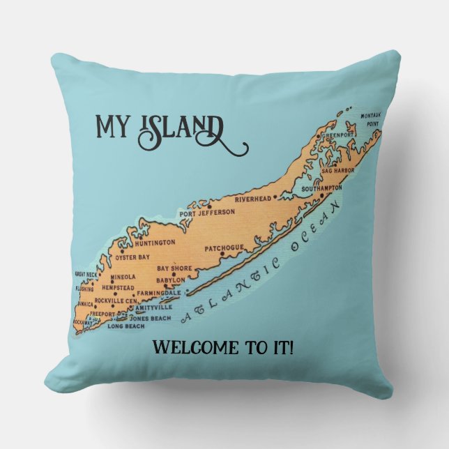 Long Island - Welcome  Cushion (Front)