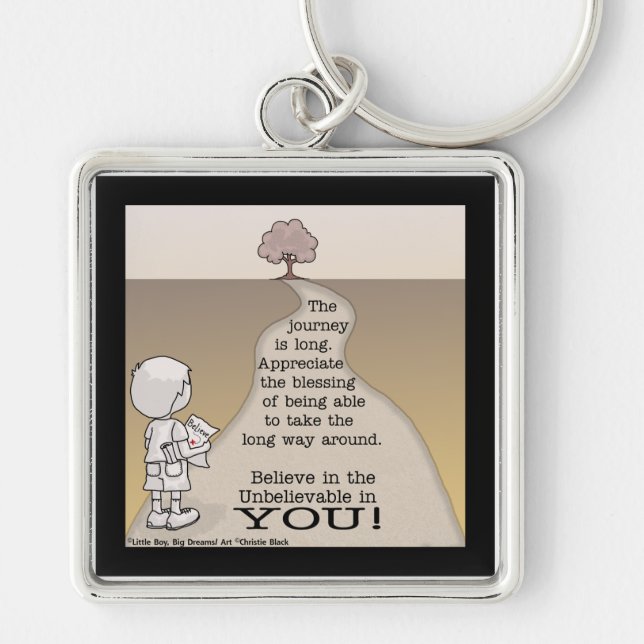 Long Journey Key Ring (Front)