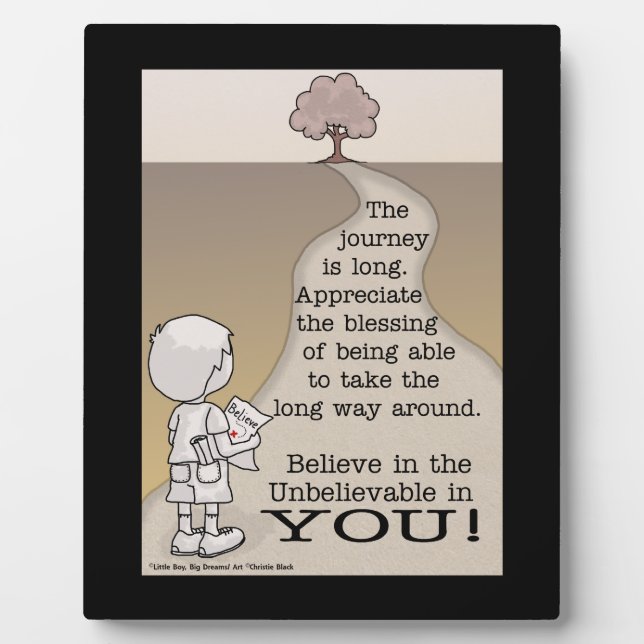 Long Journey Plaque (Front)