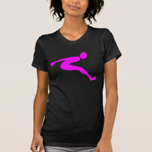 Long Jump - Magenta T-Shirt