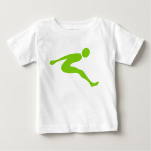 Long Jump - Martian Green Baby T-Shirt