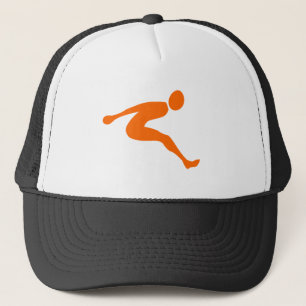Long Jump - Orange Trucker Hat