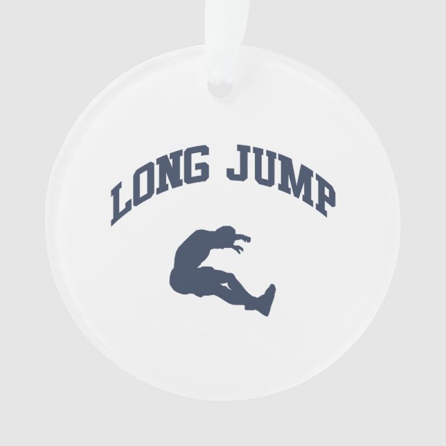 Long Jump Ornament (Front)