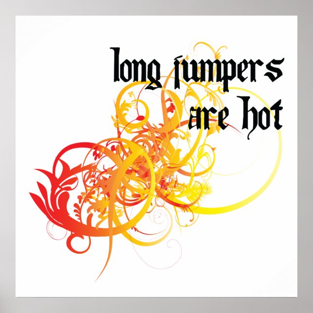 Long Jumpers Are Hot Poster (Front)